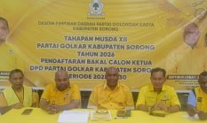 Hari Ini! Pengambilan Berkas Pendaftaran Calon Ketua DPD Golkar Kabupaten Sorong Resmi Dibuka