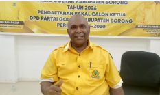 Pendaftaran Ditutup, Febri Jein Andjar Jadi Calon Tunggal Ketua DPD Golkar Kab. Sorong